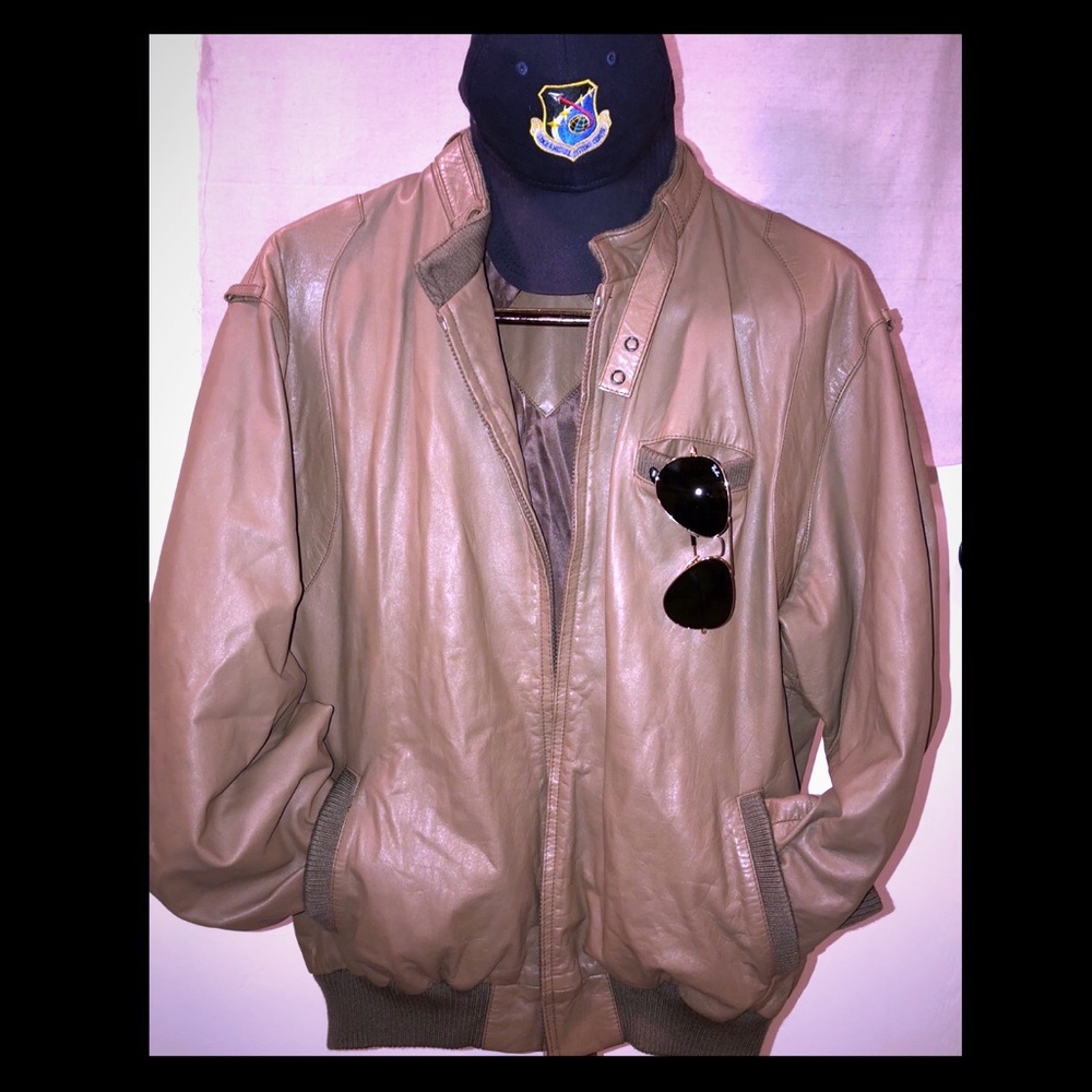 Vintage Bomber Jacket | REAL LEATHER